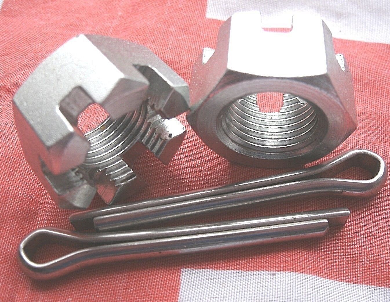 FORD ESCORT MK 1 TCA INNER NUTS & SPLIT PIN KIT 1100 1300E MEXICO TWIN CAM BDA