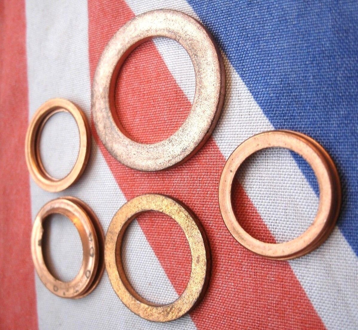 ROVER SD1 V8 3.5 1976  to 1986 On NEW OIL PUMP COPPER SEAL WASHER KIT