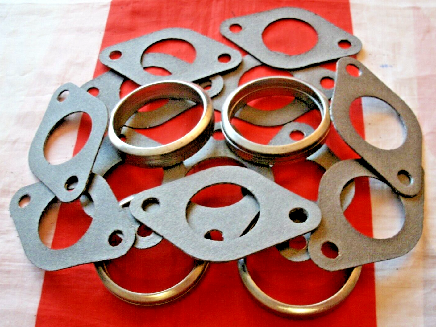 Jaguar XJ12 Coupe Exhaust Manifold Gaskets & Olives For Carbs & Injection Cars