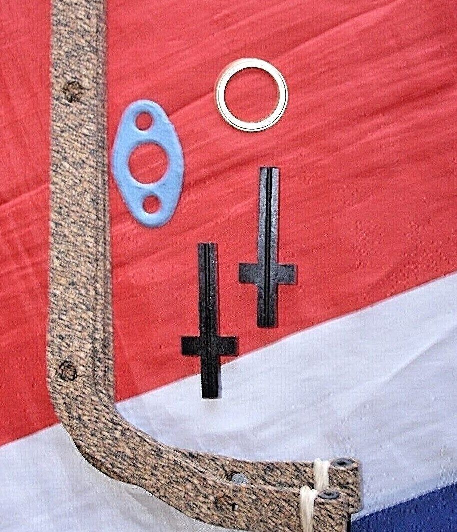 MGB V8 TR8 V8 ONE CORK Sump Gasket Set with washer pick up T pieces.