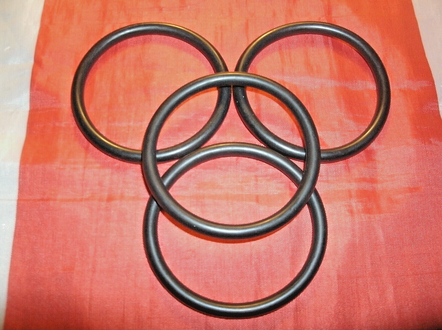 Set Of 4 Carburetor Spacer O-RINGS For The S1 XJ6 MK 1 & 2 *S Type Jaguar's Pair