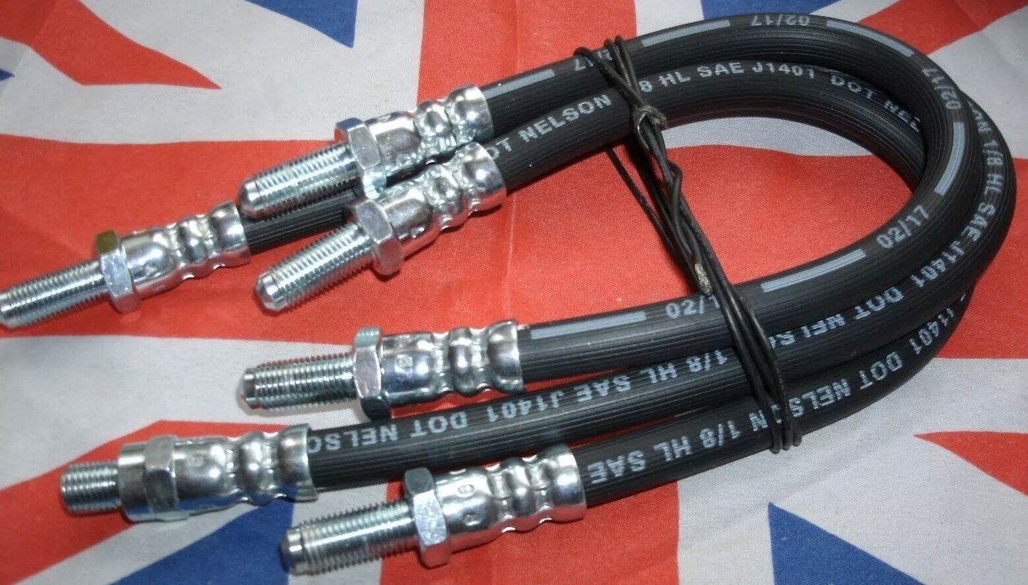 ROVER P5 3 LITRE EARLY MODEL BRAKES,HOSE KIT SET OF 3 FRONT/REAR TOTAL 3 HOSES