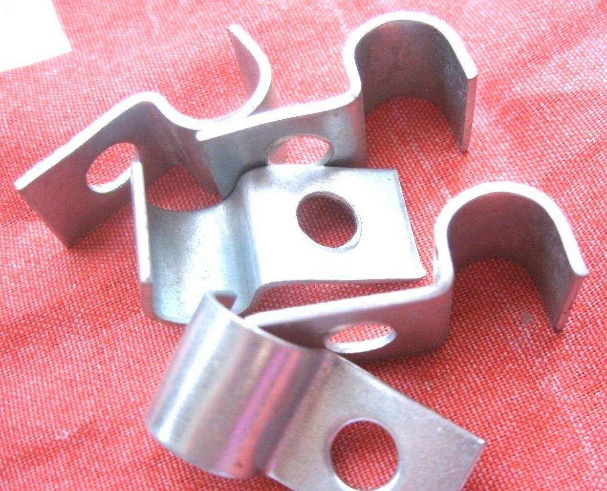 1 Set 10 Rover P6 3/16 Brake Pipe Saddle Clips for fixing pipes to body shell