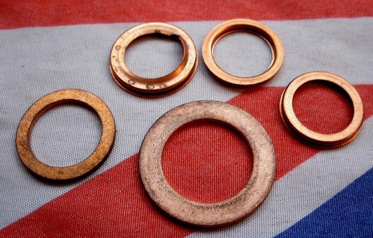 ROVER SD1 V8 3.5 1976  to 1986 On NEW OIL PUMP COPPER SEAL WASHER KIT