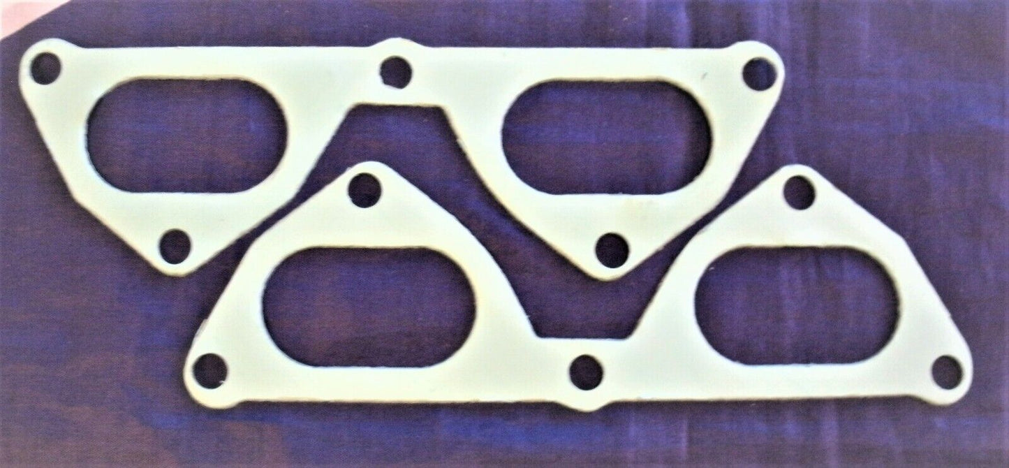 1 PAIR FORD ESCORT MK1 BDA RS 1600 UPRATED BIG BORE 1mm INLET MANIFOLD GASKETS.