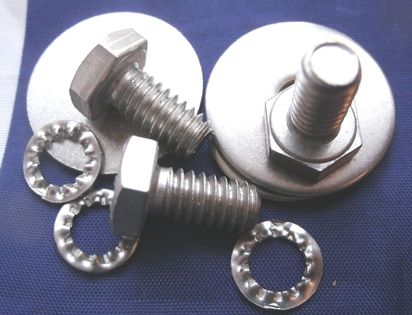 NEW ROVER V8 P5B Water Pump Belt Pulley Bolt & Washer kit in Stainless Steel