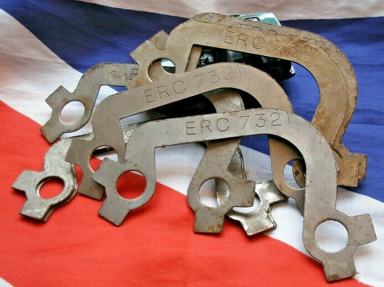 ONE ONLY NOS ROVER V8 STEEL EXHAUST MANIFOLD LOCK TAB. 1967 to 1994.