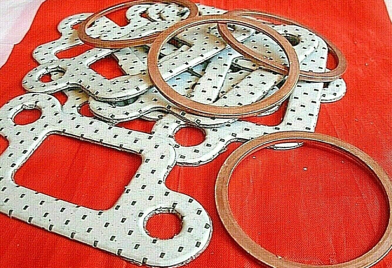 NEW ROVER SD1V8 SET VITESSE VDP AUTO FULL SET EXHAUST MANIFOLD & DOWNPIPE SEALs