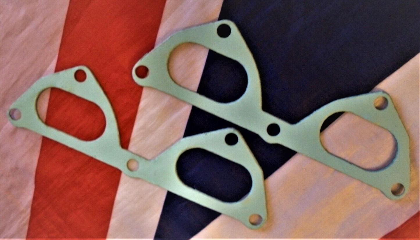 1 PAIR FORD ESCORT MK1 BDA RS 1600 UPRATED BIG BORE 1mm INLET MANIFOLD GASKETS.