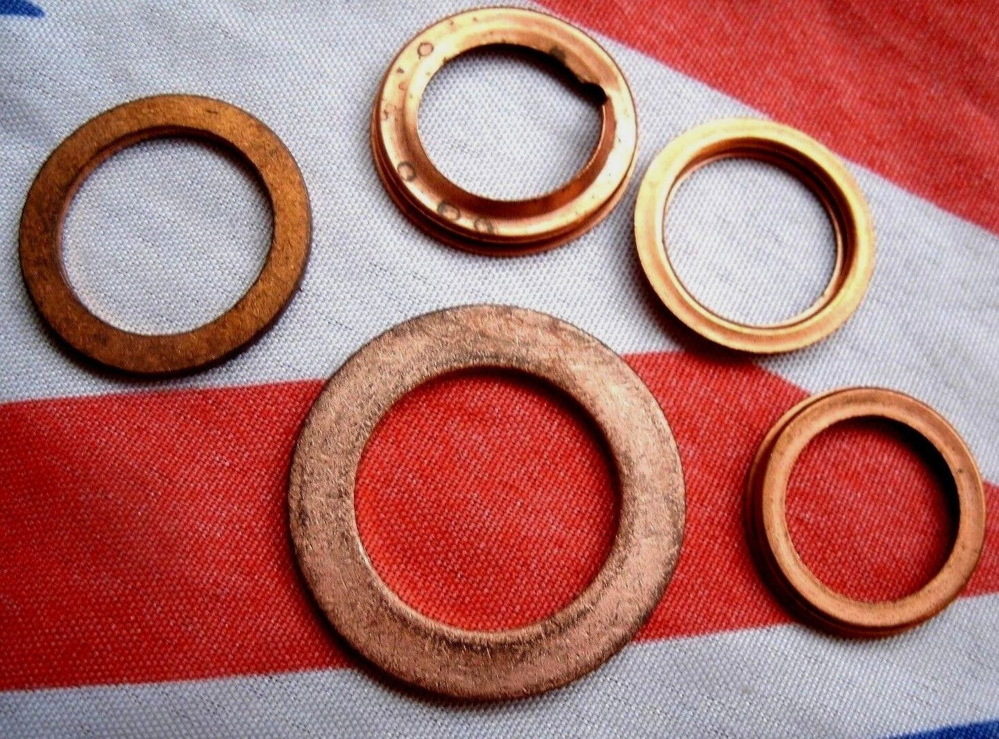 ROVER SD1 V8 3.5 1976  to 1986 On NEW OIL PUMP COPPER SEAL WASHER KIT