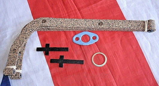 Rover P5B V8 CORK Sump Set 1968 ON Sump Pick Up T Pieces & Sump Plug Washer set