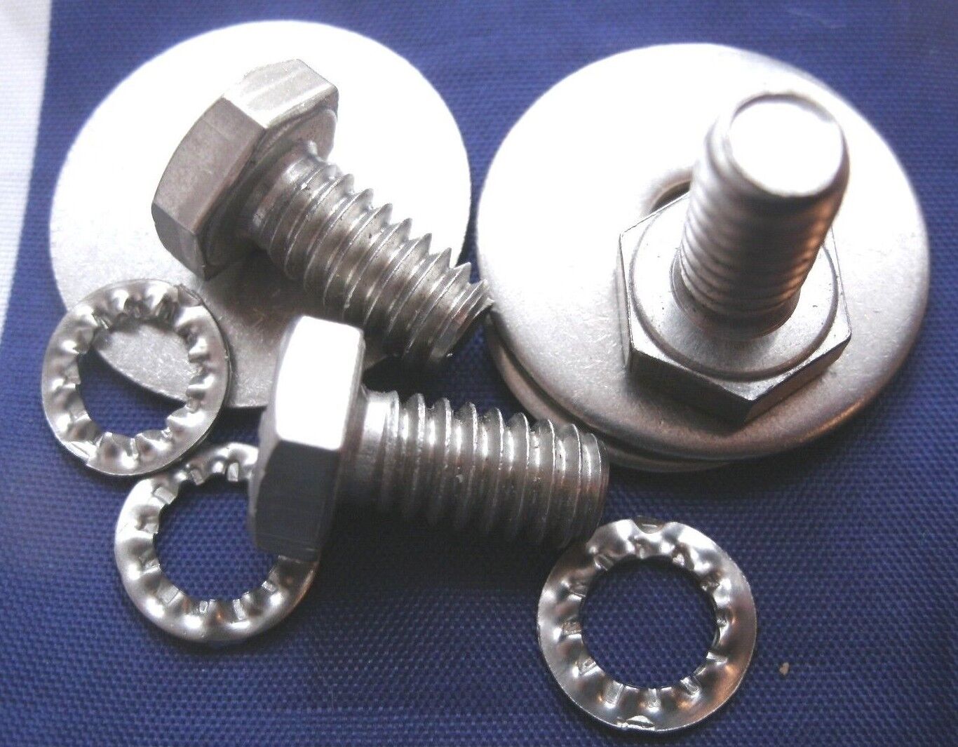 NEW ROVER V8 P5B Water Pump Belt Pulley Bolt & Washer kit in Stainless Steel