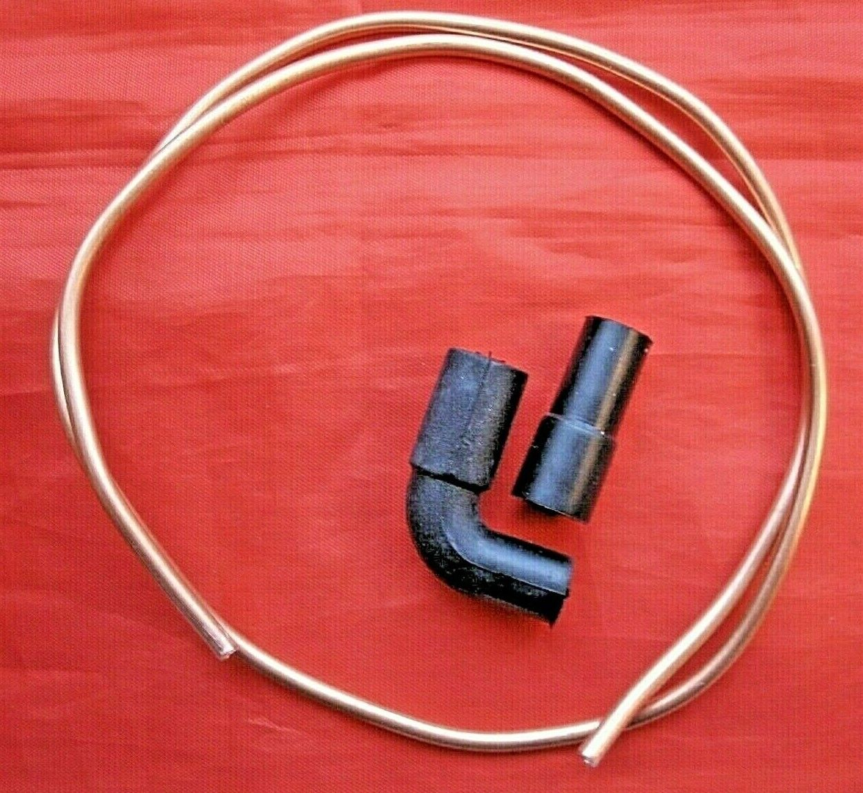 Classic Range Rover 3.5 V8 IMPROVED ADVANCE & RETARD COPPER HOSE ASSEMBLE + CLIP