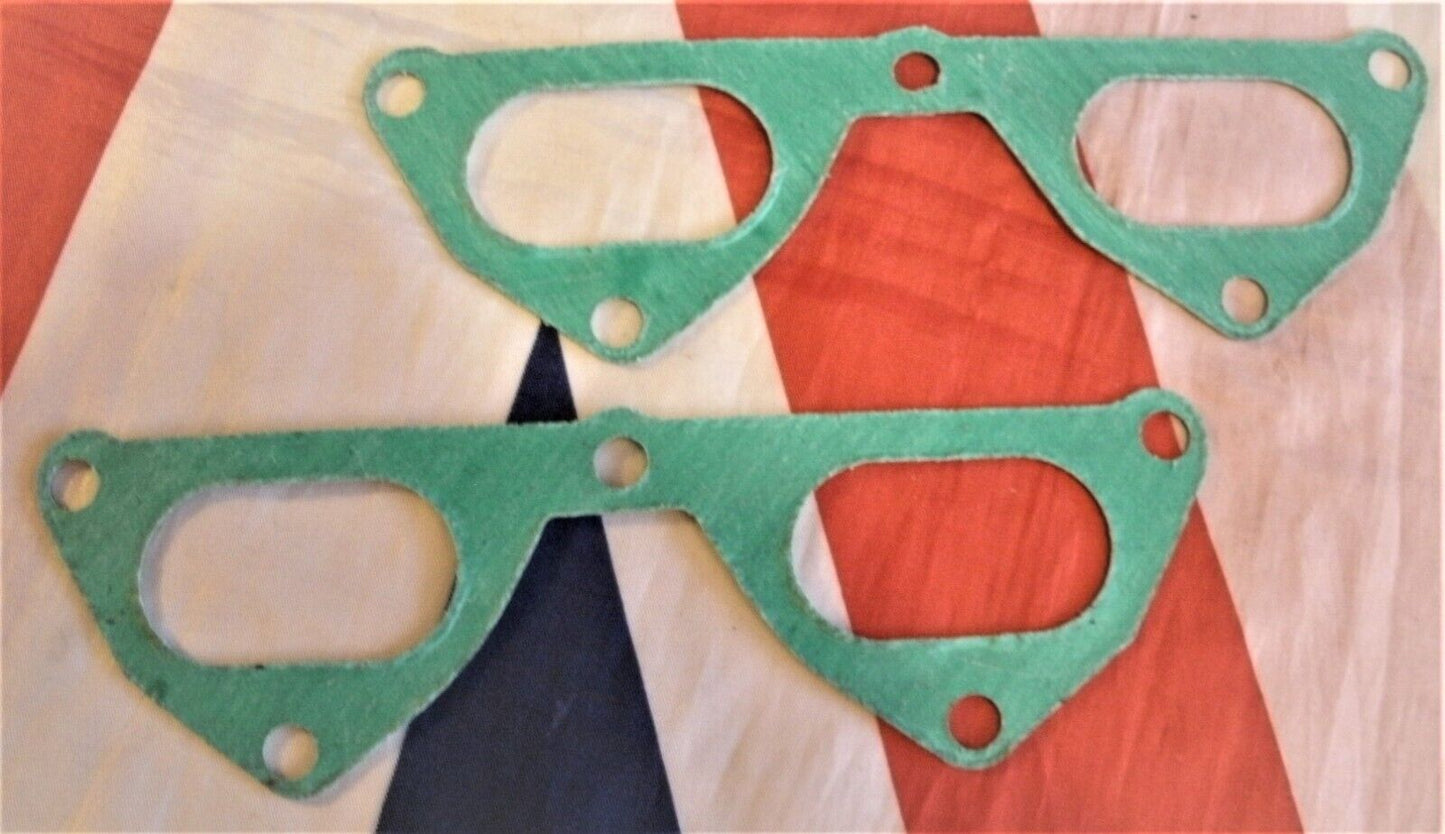 1 PAIR FORD ESCORT MK1 BDA RS 1600 UPRATED BIG BORE 1mm INLET MANIFOLD GASKETS.