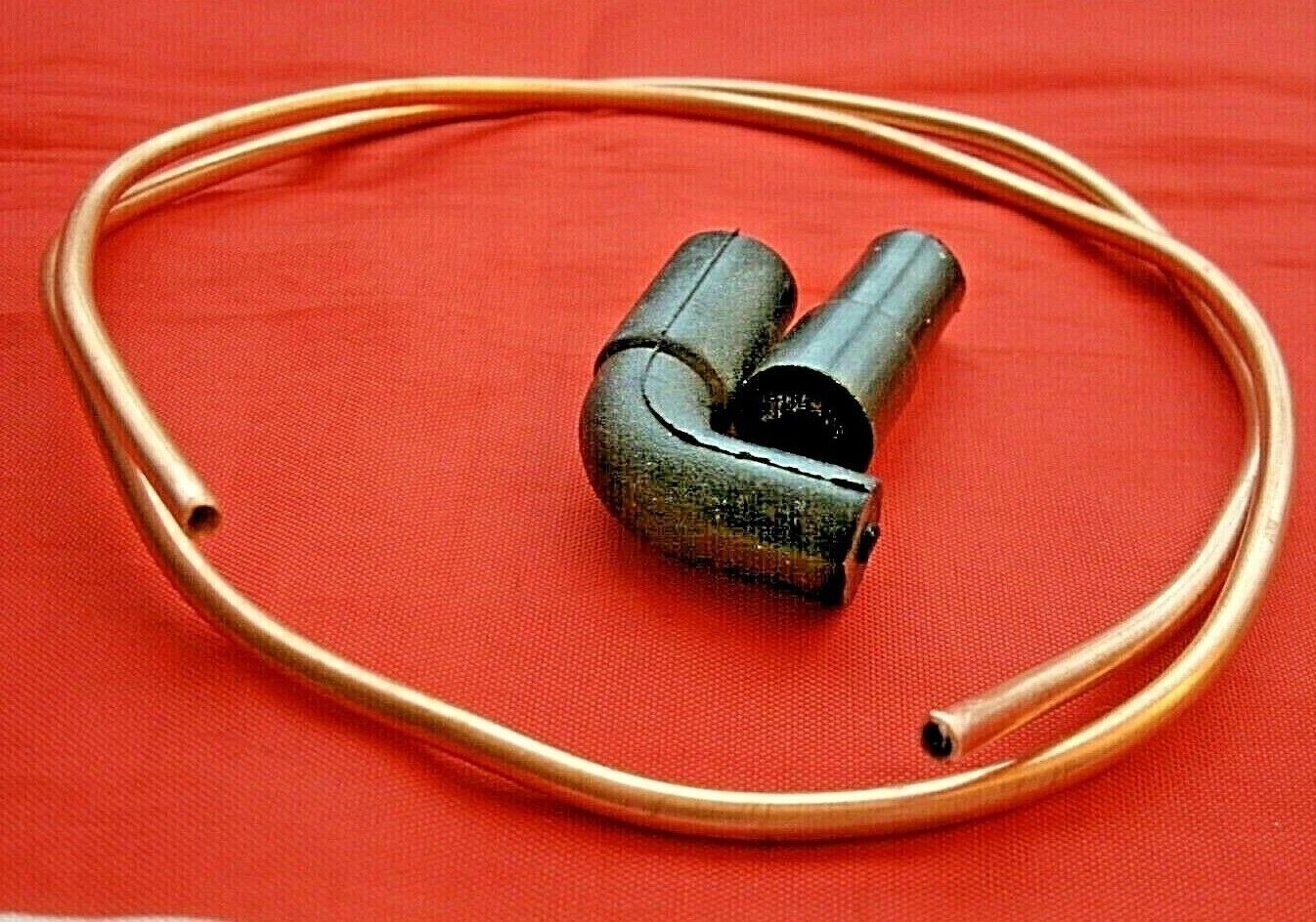 Classic Range Rover 3.5 V8 IMPROVED ADVANCE & RETARD COPPER HOSE ASSEMBLE + CLIP