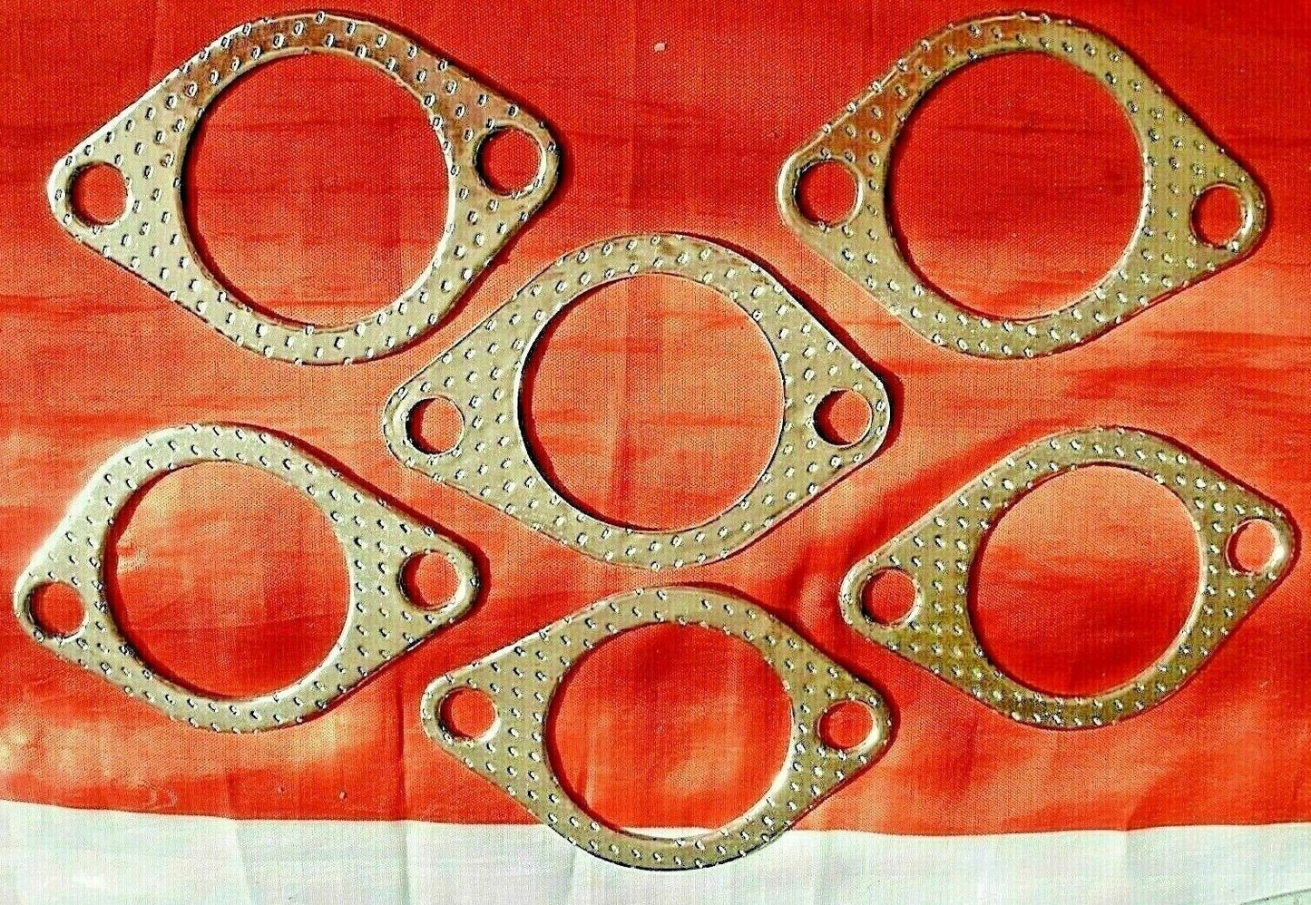 Ford Essex Consul V4 2000 1966 to 1972 on JA466 set 4 Exhaust Manifold Gasket.