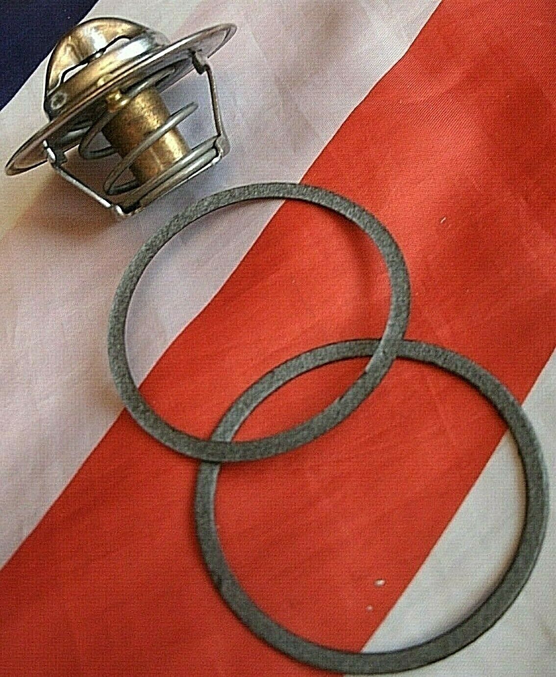 NEW LAND ROVER SERIES ONE 1.6 & 2.0 COOLANT SYSTEM THERMOSTAT GASKET PACK OF 2