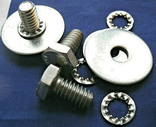 NEW RANGE ROVER CLASSIC Water Pump Pulley Bolt & Washer kit in Stainless Steel