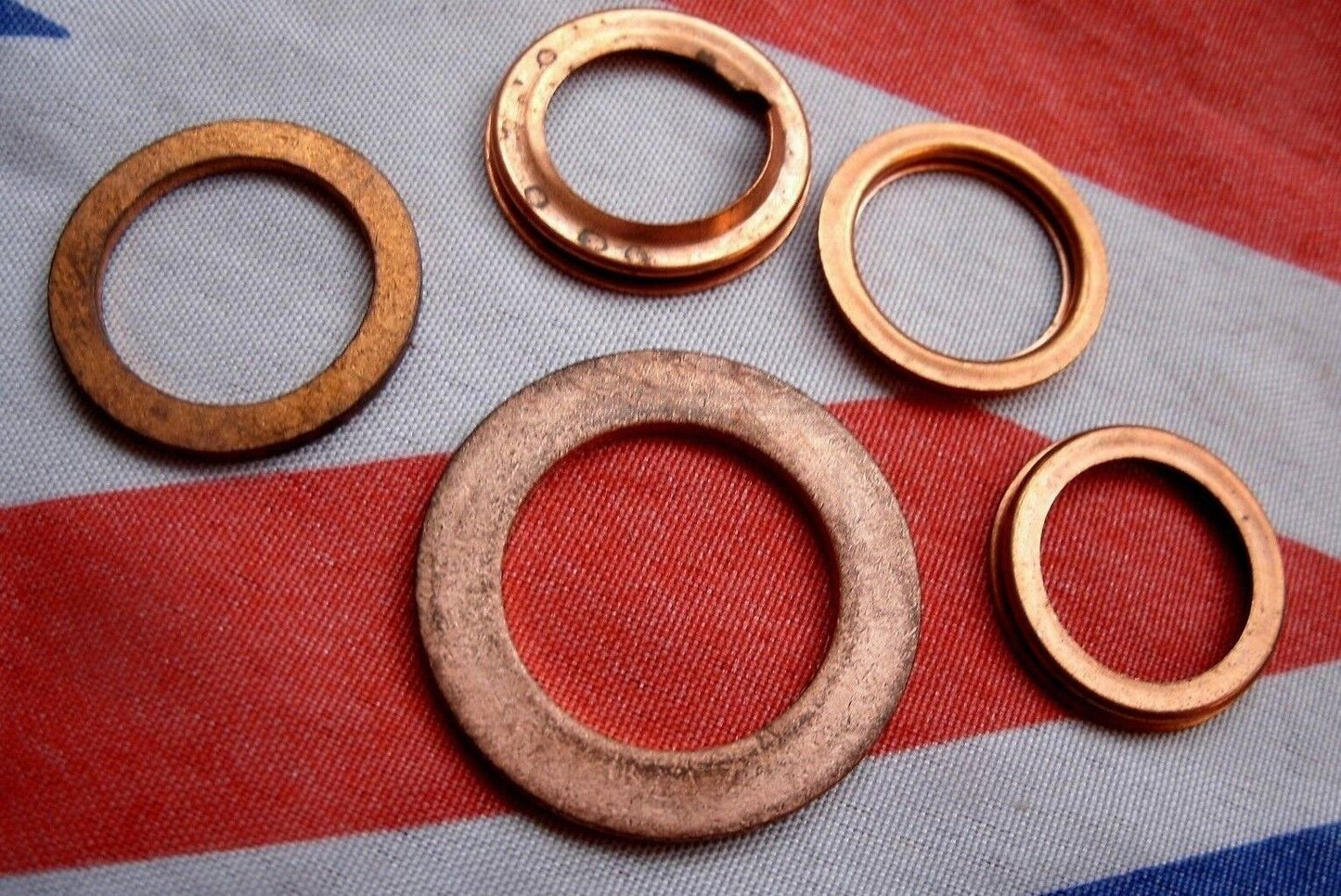 ROVER SD1 V8 3.5 1976  to 1986 On NEW OIL PUMP COPPER SEAL WASHER KIT