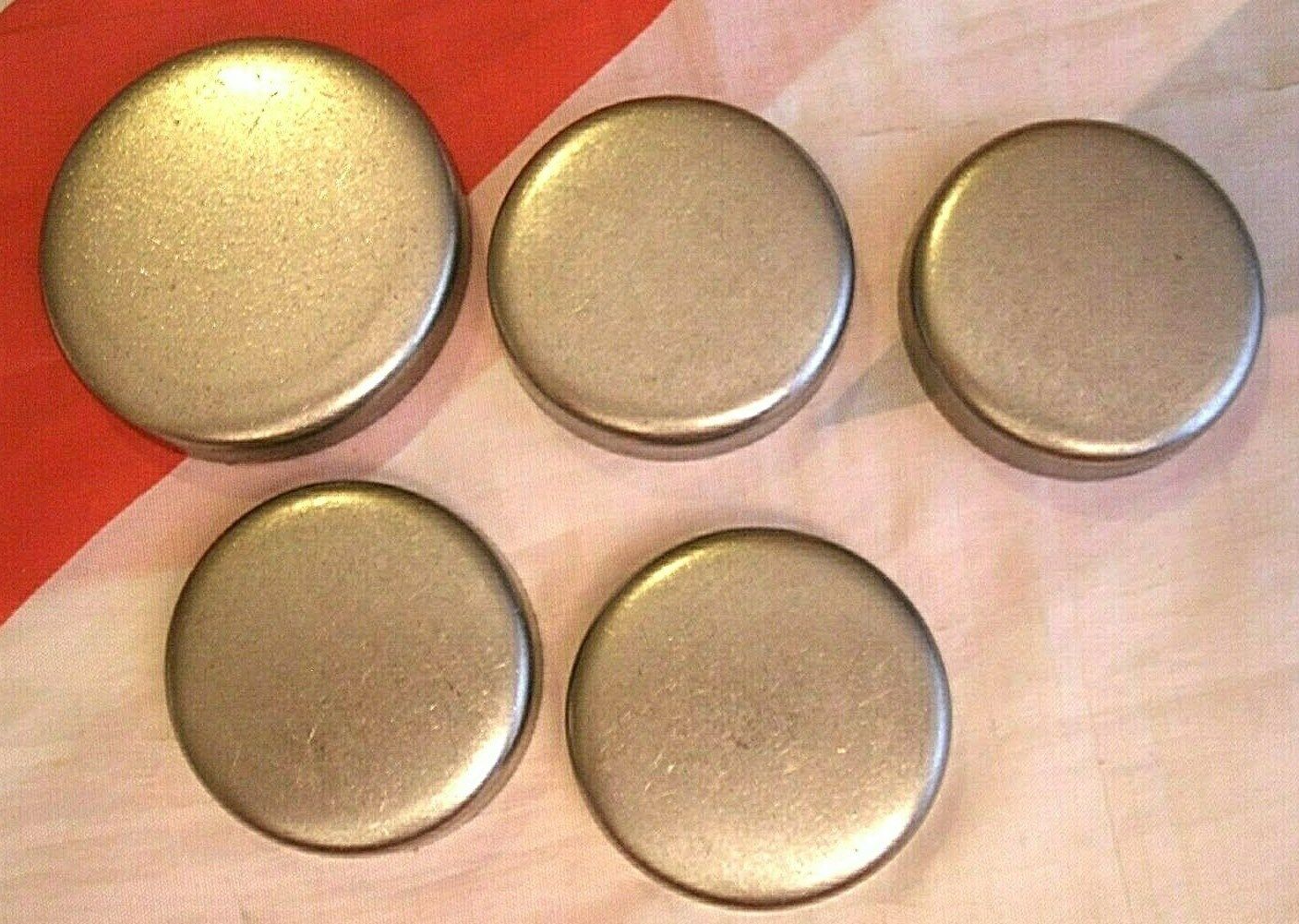 TVR 1600M 1.6 FORD OHV X FLOW ENGINE MODELS 1 SET 5 Stainless Steel Core Plugs