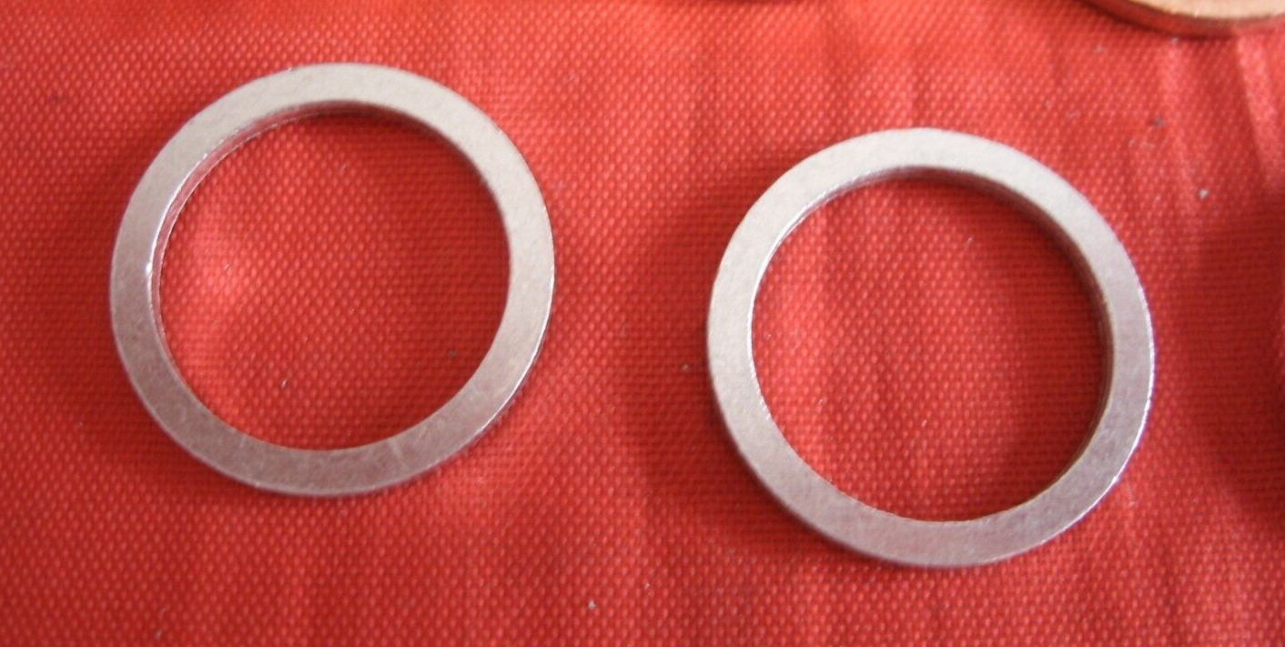 1 Set Of Sealing Washers Copper Rubber & Aluminum Land Rover VM Diesel 2.4 & 2.5