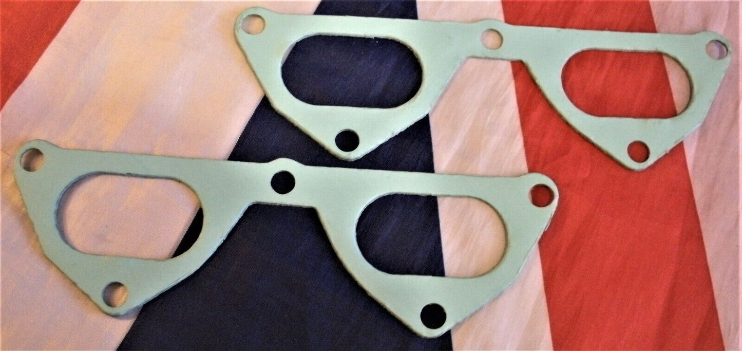 1 PAIR FORD ESCORT MK1 BDA RS 1600 UPRATED BIG BORE 1mm INLET MANIFOLD GASKETS.