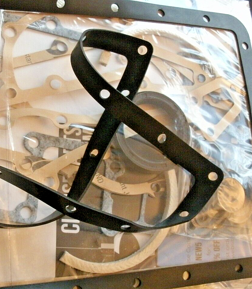 Jaguar V12 Daimler Double Six Conversion Gasket Set With Rubber Sump Pan Gasket