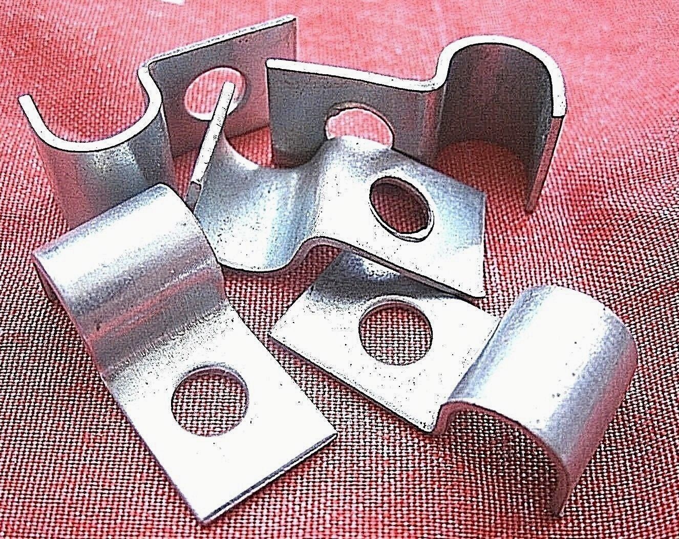 1 Set 10 Rover P6 3/16 Brake Pipe Saddle Clips for fixing pipes to body shell