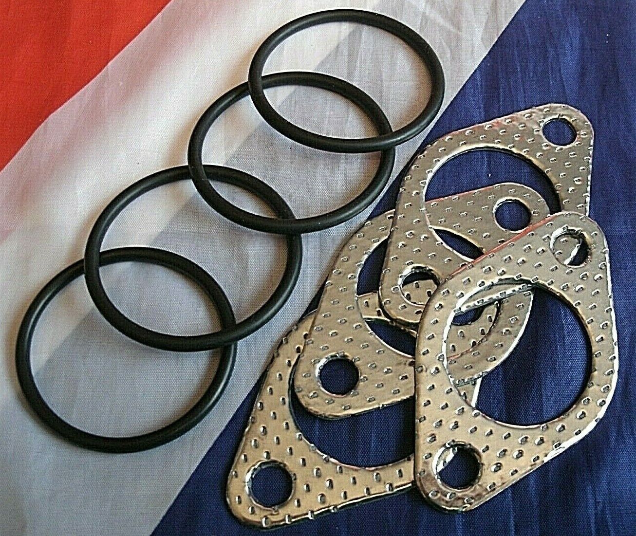 Ford Lotus Cortina MK1,2 Escort MK1 & Elan Exhaust & Carburettor Seal Gasket Set