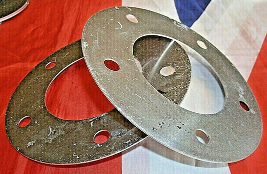 One Pair Of ROVER P6 2000 2200 3500 Road Wheel Aluminium 1 MM Spacers 1963 ON