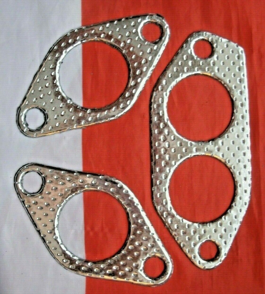 NEW IMPROVED FORD CAPRI OHV Sports performance EXHAUST MANIFOLD gasket set 4