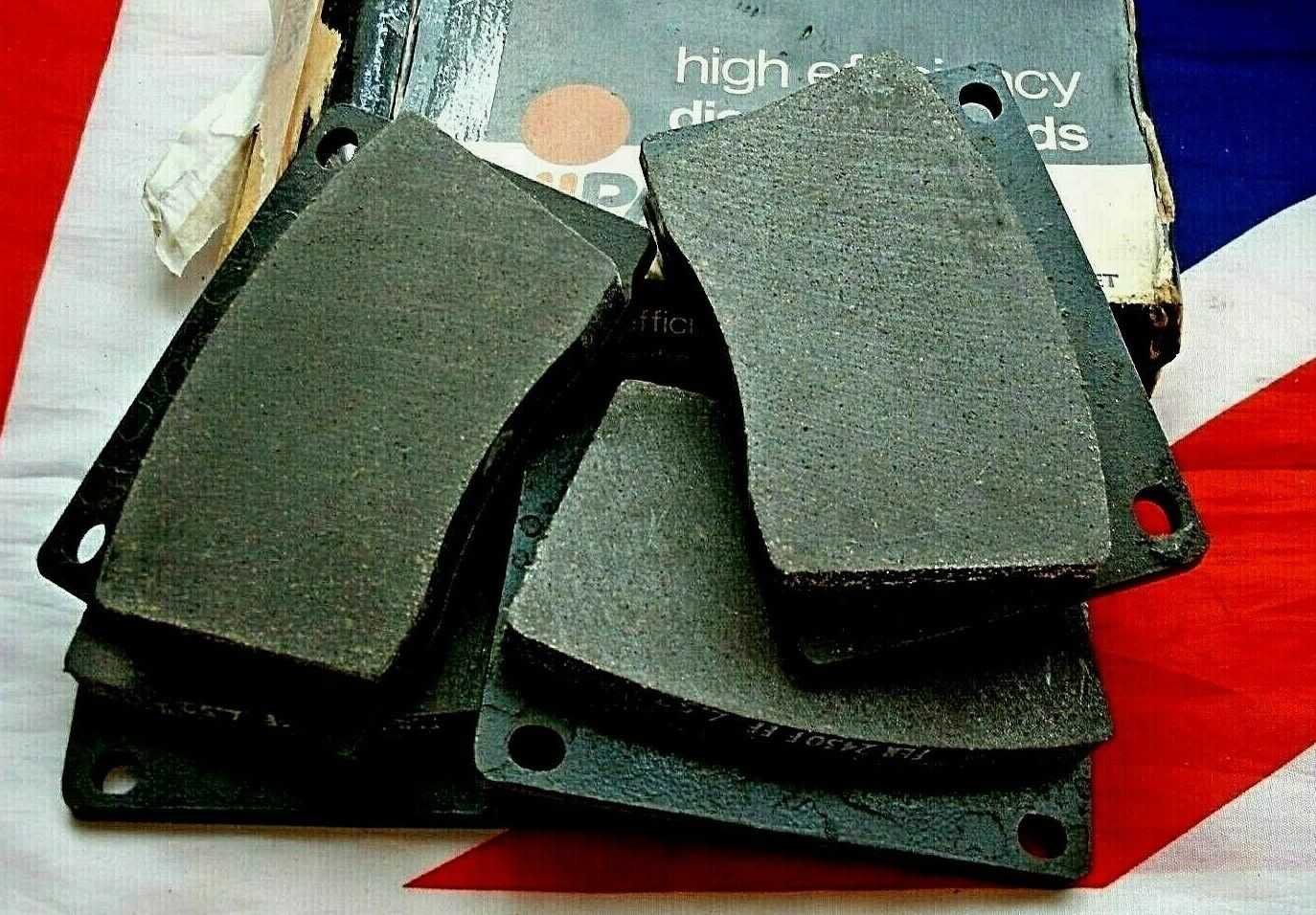 NOS JAGUAR  MK 1XJ6 One set or Genuine unipart early front Pads