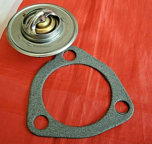 MGB & MGB GT 82% Thermostat with Bleed Bypass & Improve Quality Housing Gasket.