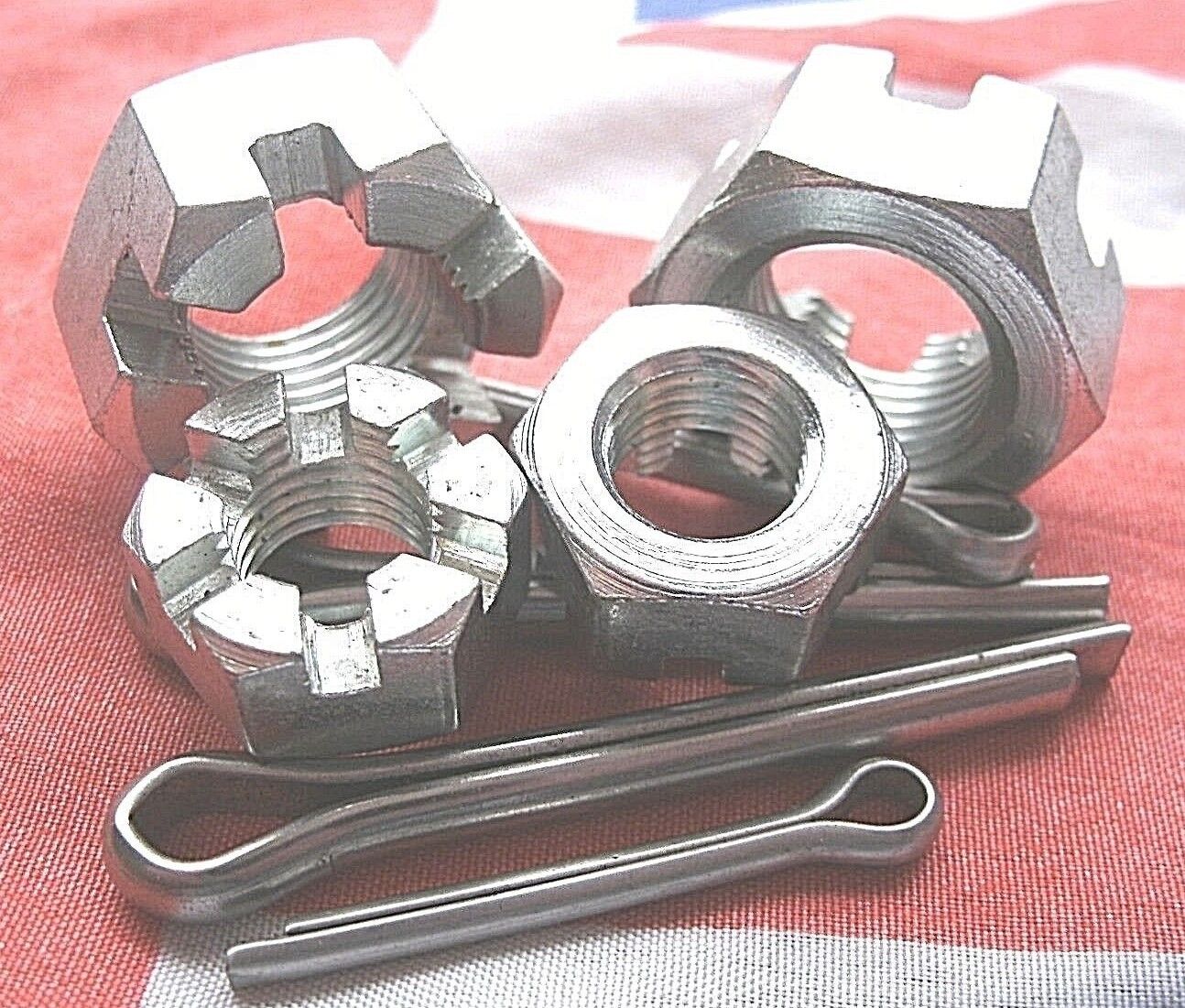 FORD ESCORT MK 1 TCA INNER NUTS & SPLIT PIN KIT 1100 1300E MEXICO TWIN CAM BDA