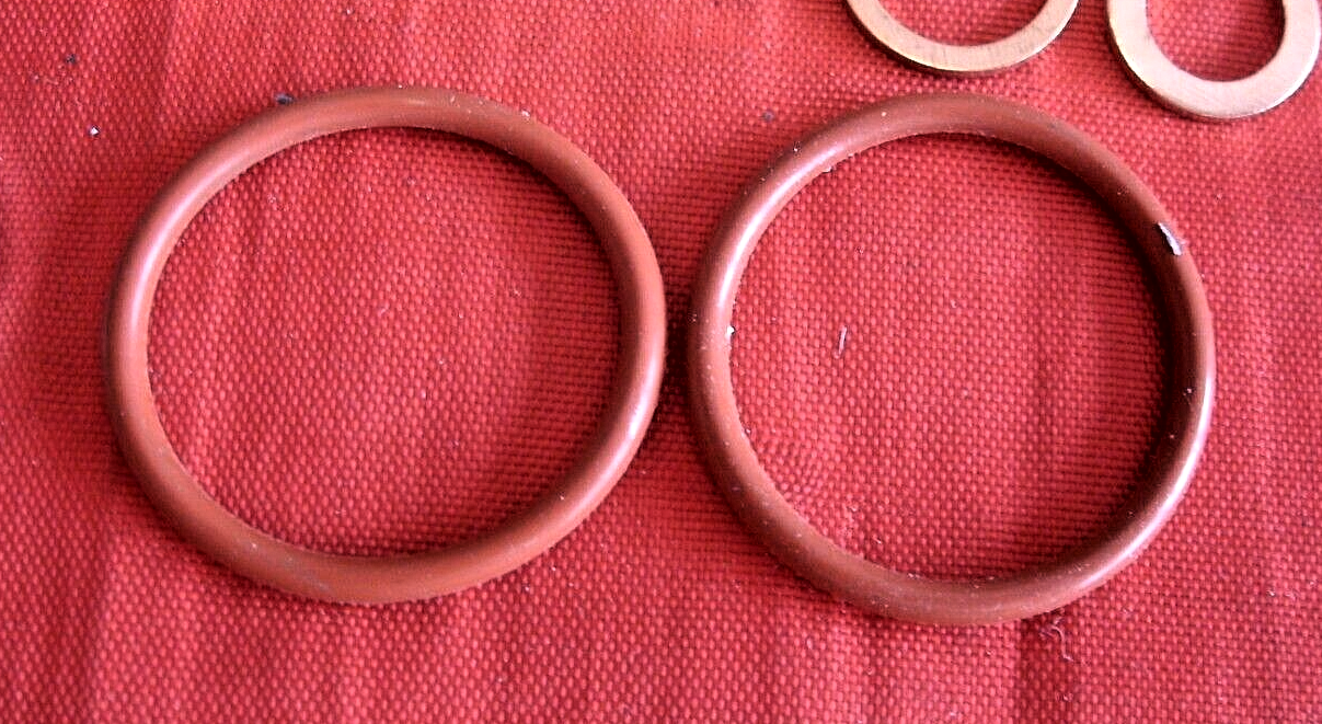 1 Set Of Sealing Washers Copper Rubber & Aluminum Land Rover VM Diesel 2.4 & 2.5